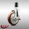 Service Caster 5 Inch 316SS Maroon Polyurethane Swivel 1-5/8 Inch Expanding Stem Caster Brake SCC-SS316EX20S514-PPUB-MRN-TLB-158 - alternate 4